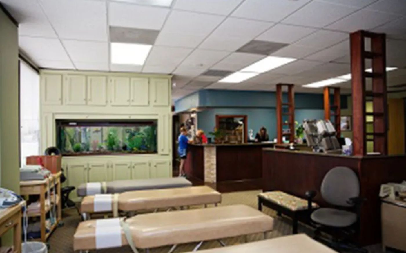 Treatment room at Sunrise Chiropractic Clinics